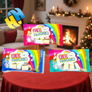 All'ingrosso caramelle gommose riempite Mini Halal a forma di torta di marshmallow zucchero filato per bambini giocattolo al gusto di frutta in sacchi di dolci misti - Product Image 6