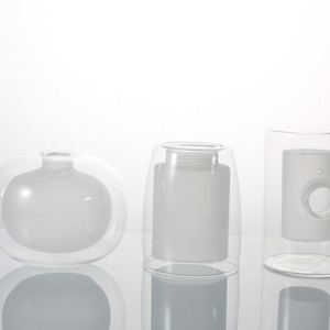 Hình dạng khác nhau hai lớp chịu nhiệt Borosilicate Frosted <span class=keywords><strong>Glass</strong></span> Đèn bóng râm - Product Image 5