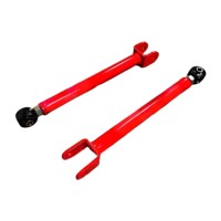 Bras de suspension supérieurs avant réglables, kit de rehausse de 6 pouces pour Jeep Wrangler JK 2007-2018, en acier tubulaire robuste, rouge