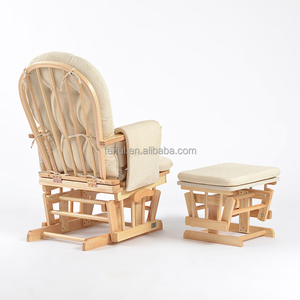 Fauteuil à bascule pour allaitement avec repose-pieds, idéal pour les mamans et les infirmières de crèche - Product Image 4