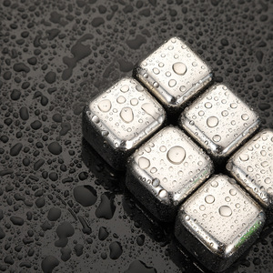 Piedras de <span class=keywords><strong>Whisky</strong></span> de Acero Inoxidable 304 al por Mayor, Cubitos de Hielo Metálicos Reutilizables para <span class=keywords><strong>Whisky</strong></span>, Vino, <span class=keywords><strong>Cola</strong></span>, Bebidas, Accesorios de Bar - Product Image 5