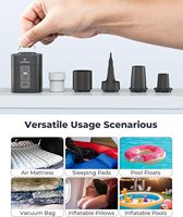 HOT Sale Dryness-fire USA Best Factory 2600 MAh Fast Inflation Portable Electric Auto Tire Inflator Air Pump LIGHT