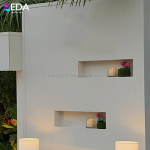 LEDA Nouveau support de rangement en acrylique moderne et très demandé, idéal comme toile de fond pour mariages, banquets et réceptions - Product Image 3