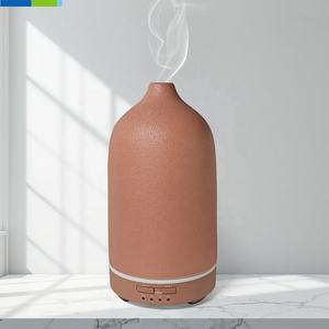 Diffuseur d'arômes en céramique, humidificateur d'air, machine d'aromathérapie Machine d'aromathérapie avec conversion <span class=keywords><strong>de</strong></span> la lumière, - Product Image 3