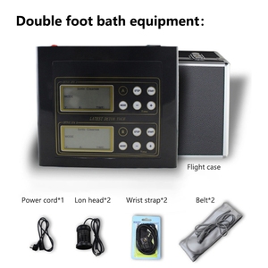 Appareil portable de bain de pieds à double ionisation chimique avec vibration pour la détoxification, la circulation sanguine et le soulagement de la fatigue - Product Image 1