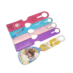<span class=keywords><strong>Étiquettes</strong></span> de bagage de voyage en plastique PVC écologique personnalisées <span class=keywords><strong>étiquettes</strong></span> de nom de sac étanche pour accessoires de voyage - Product Image 3