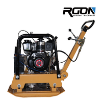 Prix Usine Meilleure Vente Plaque Compacteuse Manuelle Ruigong SX160 à Essence 5.5-6.5HP 160kg pour Sols