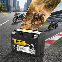 Batterie de moto YB9-B / 12N9-4B / YTX9A-BS / 6MF9A pour YAMAHA/HONDA/CFMOTO 12v9ah Garantie 1 an Batterie AGM Fabrication OEM