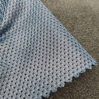 Haute qualité 100% polyester 68D brillant maille tissu pour vêtements de sport