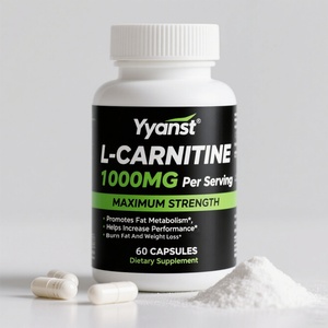 Cápsulas de L-Carnitina OEM 1000mg, Aumentan la Energía, Controlan el Peso, Queman Grasa, Adelgazan - Product Image 1