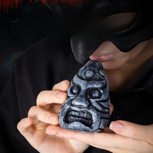 Silbato de la Muerte Azteca Tribal Antiguo, Silbato de Cerámica, Silbato Ruidoso, Decoración para Fiesta de Halloween, Cosplay, Venta al por Mayor - Product Image 2