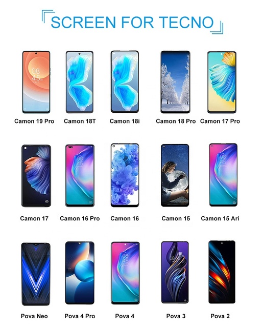 Cell Phone LCD Factory for Tecno Lcd Screen Mobile Phone Lcd for  KE7 SPARK 6 for Tecno Display Screen