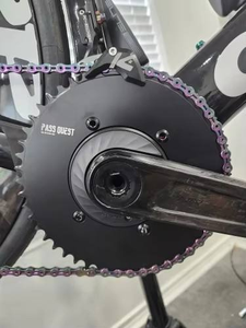 Pédalier arrière <span class=keywords><strong>VTT</strong></span> Lp Model 006 en fibre de carbone ultra léger 110BCD 2X PowerMeter résistant à l'eau - Product Image 5