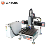 Gietijzeren Machine Cnc Router Metalen Steen Hout Verwerking Kleine 3030 4040 6060 6090 Mach3/Dsp/Dcs Controlesysteem