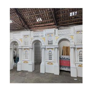 Château <span class=keywords><strong>de</strong></span> mariage blanc grand support <span class=keywords><strong>de</strong></span> toile <span class=keywords><strong>de</strong></span> fond pour décoration <span class=keywords><strong>de</strong></span> mariage en vente - Product Image 1