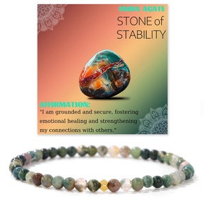 Bracelets et Joncs Tendance : Perles Magnétiques en Améthyste, Aigue-marine et Citrine 4mm – Bracelet Élastique Énergétique et Thérapeutique - Product Image 4