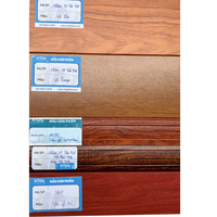 Profilé en aluminium à grain de bois avec finition de surface par transfert, fabriqué en aluminium de qualité architecturale 6063-T5 / 6063-T6