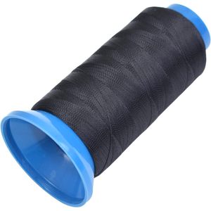 Fil de tissage noir pour perruques, connecteurs, 1500 yards, fil de polyester 210D pour extensions capillaires à usage domestique - Product Image 6