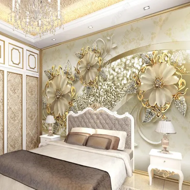 Italy High quality waterproof 3d wall panels wallpaper for hotel decoration i