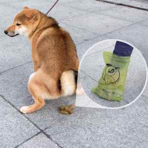 Custom Eco-Friendly HDPE+EPI Biodegradable Dog Waste <b>Bags</b> <b>Compostable</b> Pet Doggie Poop Disposal Roll Dispenser Holder Strong Odor - Product Image 1