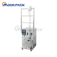 Machine d'emballage automatique Moonpack MP-VFFSL5-199ml pour jus, lait et liquides, en sachets et pochettes en film plastique