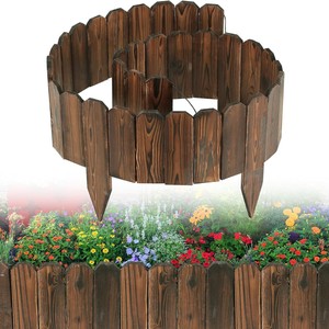 Clôture en bois pour jardin, balustrade paysagère, clôture extérieure, décoration de cour, ornement, clôture pour potager - Product Image 1