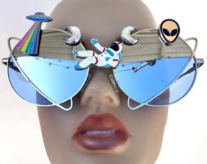 Gafas de Sol Redondas de Metal para <span class=keywords><strong>Mujer</strong></span>, Certificadas por la CE, Artículos Decorativos Modernos y a la Moda que Brindan Protección UV Esencial - Product Image 4