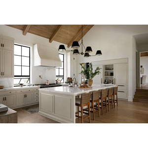 Nuevos diseños profesionales Gabinetes de cocina hechos a medida Puertas de gabinete de cocina de madera maciza - Product Image 1