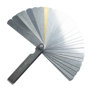 Jauge d'épaisseur industrielle 0,02-1 mm Tolérance de précision Jauge d'épaisseur Outil de mesure Métrique/Impérial Insert en laiton - Product Image 4