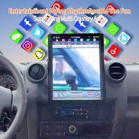 Écran vertical Tesla de 12,1 pouces pour Toyota Land Cruiser LC7NS 2007-2025, écran tactile GPS, lecteur CD, CarPlay sans fil, Lc71/76/78/79