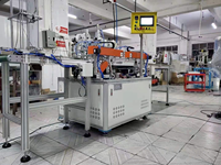 Kemawell Full-Automatic Baijiu Glass Bottle Cap Stamping Machine Hot Foil Bronzing Impressão com Placa Perfeito Cap Posicionamento