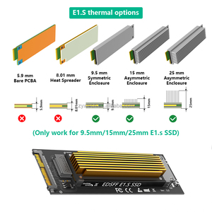 Nueva Versión Adaptador U.2 SFF-8639 a NVMe Ruler 1U GEN-Z EDSFF Corto para SSD <span class=keywords><strong>E1</strong></span>.S - Product Image 5