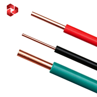 Cable Eléctrico de Cobre PVC de Varios Tamaños, Suministro Directo de Fábrica, 1.5mm 2.5mm 4mm 6mm 10mm 16mm 20mm, Cableado para Edificios y Casas