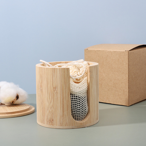 Tampons démaquillants lavables, écologiques, naturels, 100% biologiques, réutilisables, en <span class=keywords><strong>coton</strong></span> de bambou pour le visage, dans une boîte en bambou - Product Image 5