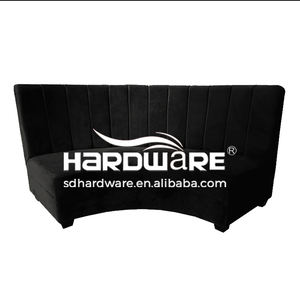 أثاث غرفة المعيشة المخملية الوردي الساخن نصف جولة الزفاف الفاخرة - Product Image 3