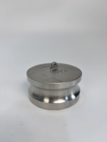 Bouchon anti-poussière Camlock en aluminium de 3 pouces, raccord rapide mâle avec œillet pour réservoir, semi-remorque, pipeline d'huile