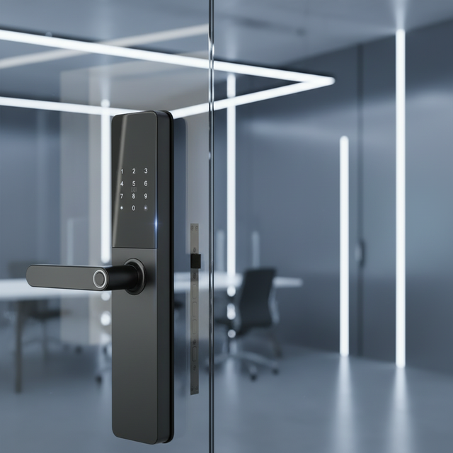 Intelligent Waterproof Fully Automatic Digital Door Lock Aluminum Handle Biometric Fingerprint Wifi Camera 3D Face Lock Lock