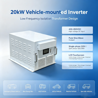 Convertisseur de puissance pour voiture SDP-20KW 20KW 450-850V DC AC 220V Monophasé Onde Sinusoïdale Pure Sortie Biphasée 120/240V 93%