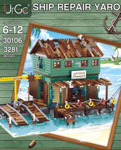 Serie <span class=keywords><strong>Casa</strong></span> del <span class=keywords><strong>Pescador</strong></span>: Faro, Bloques <span class=keywords><strong>de</strong></span> Construcción, Modelo <span class=keywords><strong>de</strong></span> Escena Urbana, Arquitectura, Juguete <span class=keywords><strong>de</strong></span> Ensamblaje - Product Image 2