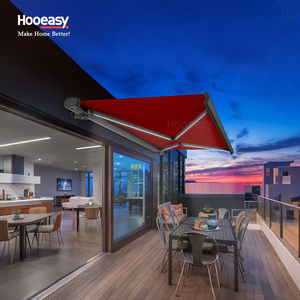 Hooeasy BSCI認証工場製 アルミ製電動格納式オーニング 屋外折りたたみアーム フルカセットオーニング - Product Image 4