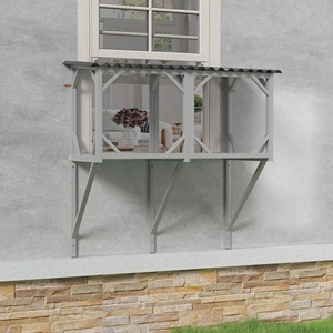 Catio moderno para <span class=keywords><strong>gatos</strong></span>, con ventana interior, impermeable, con caja para <span class=keywords><strong>gatos</strong></span>, malla antimosquitos y diseño sólido. - Product Image 5