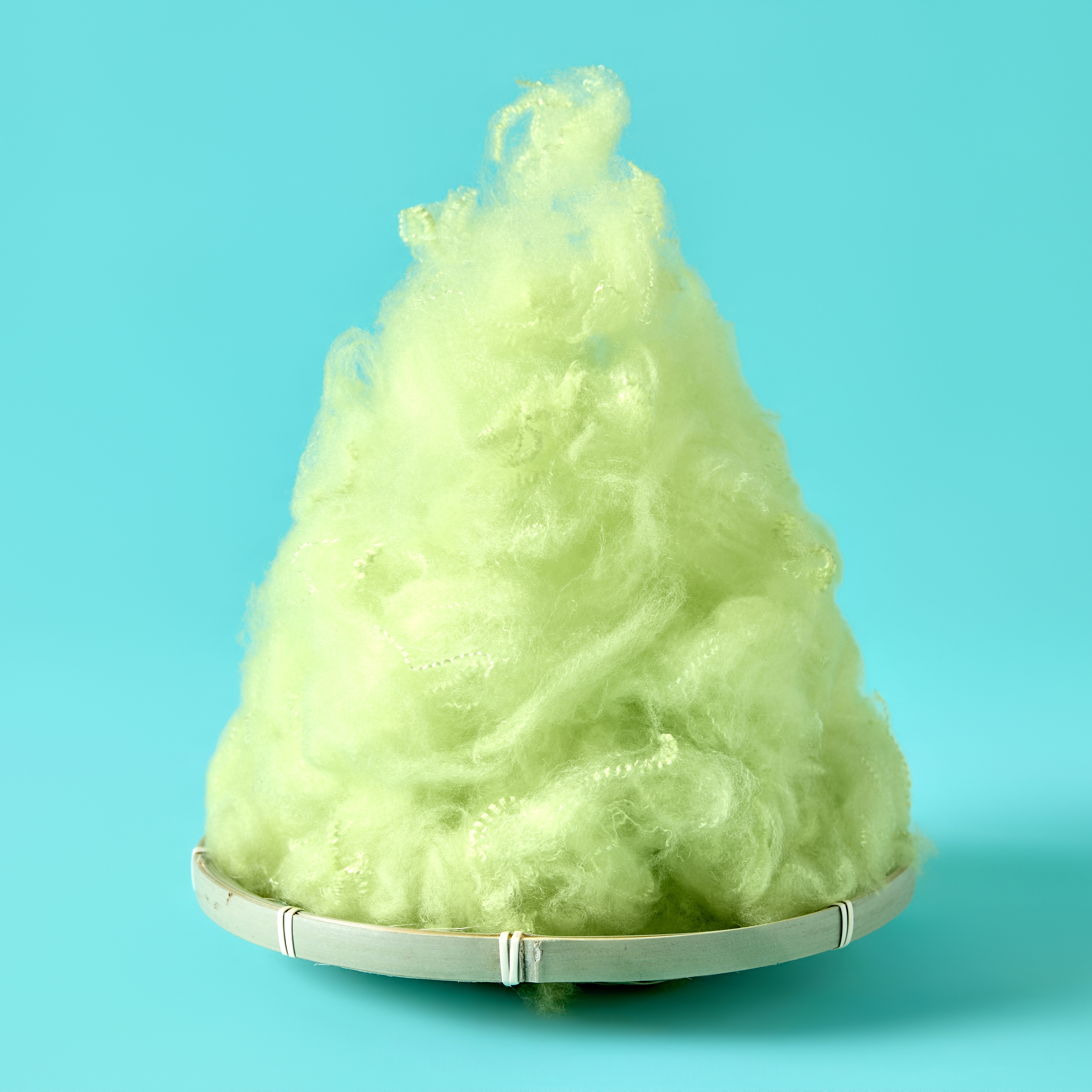 0.9D*38mm Post-Consumer Recycled Polyester Staple Fiber GRS OEKO-TEX Certified for Spinning, Multi Colors