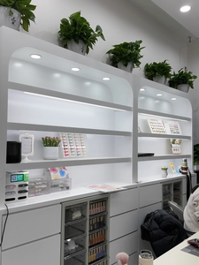 Estante de Pared para Esmaltes de Uñas, Exhibidor de Productos de Belleza, Mueble para Salón de Uñas, en Oferta - Product Image 5