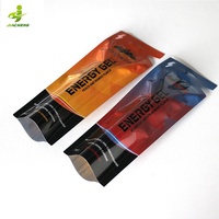 Sachets vides de suppléments de gel énergétique liquide à impression personnalisée, pochette d'emballage avec boîte