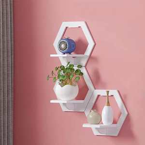 Étagère <span class=keywords><strong>murale</strong></span> pour téléviseur, étagère de rangement <span class=keywords><strong>d</strong></span>écorative pour la maison, pour la chambre à coucher, le chevet, pour contenir des pots de fleurs et des articles de garde-robe - Product Image 4