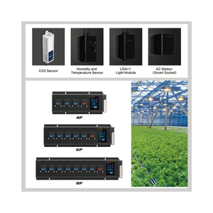 <span class=keywords><strong>Serre</strong></span> conteneur hydroponique à contrôle intelligent <span class=keywords><strong>PVC</strong></span> Vertical Agriculture Agriculture Conteneur Usine Maison verte - Product Image 6