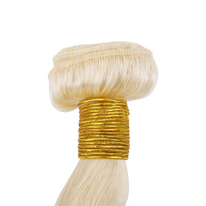 Wholesale Chinese Hair Blonde Long Human Hair <strong>Wig</strong> Hair Curtain Model 9A613 Body Wave Glueless 180% Density 100g Large Cap All - Product Image 3