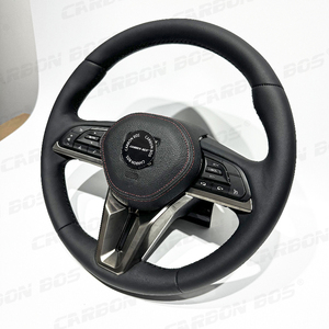 Napa พวงมาลัยหนังแท้แบบปรับแต่งได้สำหรับรถแข่งนิสสัน GT-R <span class=keywords><strong>R35</strong></span> 2015 2017 2019 2020 <span class=keywords><strong>2022</strong></span> 2024ใหม่มาแรง - Product Image 5