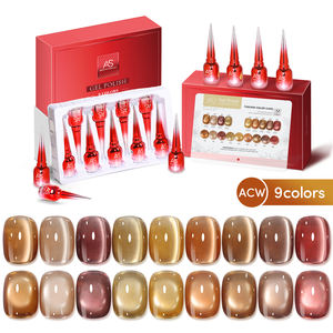 Комплект гель-лаков для ногтей OEM-производителя: оптовая продажа, высокопигментированный, без ТПО, коллекция гель-лаков «Кошачий глаз» - Product Image 5