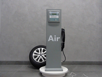 Vertical Commercial Tire Inflator Corded Electric Car & Bicycle Tire Air Pump Metal LCD Display Dual Cylinder